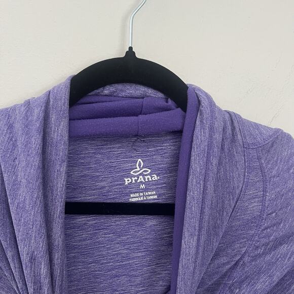 PrAna Women’s Ember Sweatshirt Cowl Neck Size‎ M Purple - Picture 2 of 8